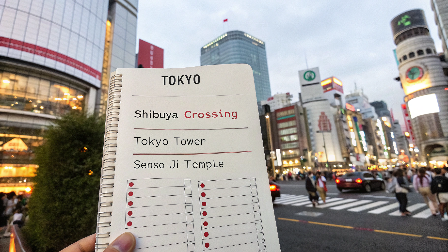 tokyo itinerary