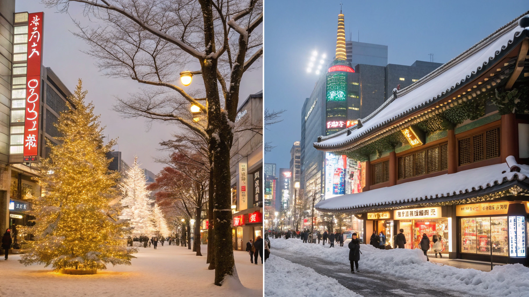 Christmas in Japan vs Korea